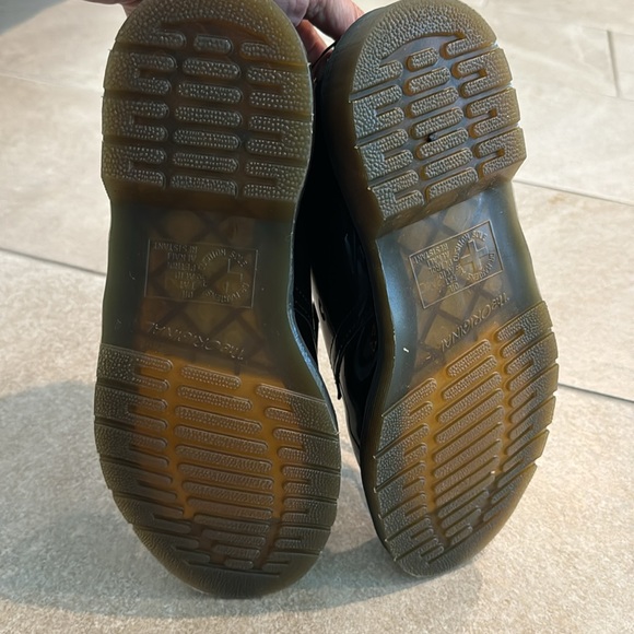 Dr Martens Black Patent Leather Oxfords 10084 - Picture 8 of 8